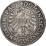 Thaler, Switzerland, 1543 reverse image