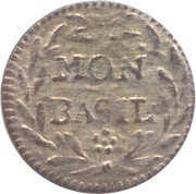 Rappen, Switzerland, 1750 reverse image
