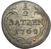 ½ Batzen, Switzerland, 1762-1794 reverse image