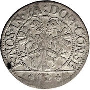 ½ Dicken / 12 Kreuzer, Switzerland, 1623 reverse image