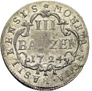 3 Batzen reverse image