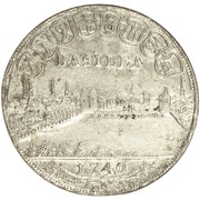 ¼ Thaler, Switzerland, 1740 reverse image