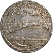 ¼ Thaler, Switzerland, 1740 reverse image