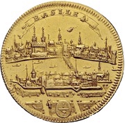 ½ Thaler Gold pattern strike reverse image