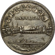 ½ Thaler, Switzerland, 1741 reverse image