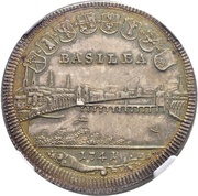 ½ Thaler, Switzerland, 1741 reverse image