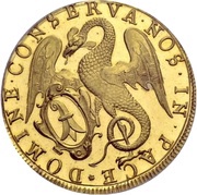 ½ Thaler Gold pattern strike obverse image