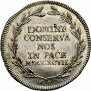 ½ Thaler, Switzerland, 1797 reverse image