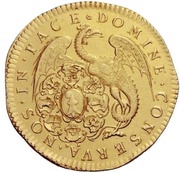 Thaler Gold pattern strike obverse image