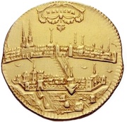 Thaler Gold pattern strike reverse image