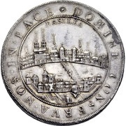 2 Thalers, Switzerland, 1720 reverse image