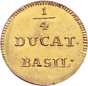 ¼ Dukat, Switzerland, 1770 reverse image