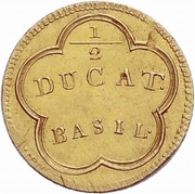 ½ Dukat, Switzerland, 1770 reverse image