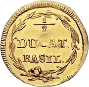 ½ Dukat, Switzerland, 1780 reverse image