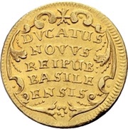 Ducat, Switzerland, 1650 reverse image