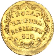 Ducat, Switzerland, 1775 reverse image