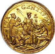 2 Ducats "the Christmas Ducat", Switzerland, 1680-1700 reverse image