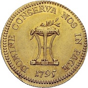 1 Duplone, Switzerland, 1795 reverse image