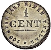 1 Cent reverse image