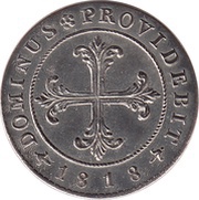 4 Kreutzers, Switzerland, 1818-1824 reverse image