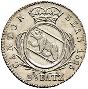 2½ Batzens obverse image