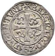 Batzen BERCTOLD D ZERINGEN FVND; Antiqua script reverse image