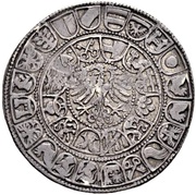 Guldiner Single-headed eagle, Switzerland, 1540 reverse image
