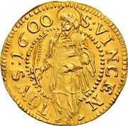 Ducat, Switzerland, 1600 reverse image