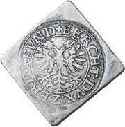 Dicken Klippe; 1½ dicken weight, Switzerland, 1620 reverse image