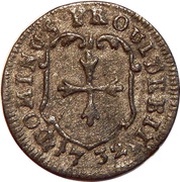 ½ Kreutzer, Switzerland, 1731-1732 reverse image