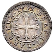½ Kreutzer, Switzerland, 1732 reverse image