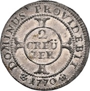 ½ Batzen, Switzerland, 1770 reverse image