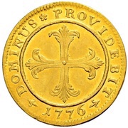 4 Kreutzers, Switzerland, 1776 reverse image