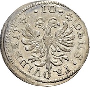 10 Kreutzers, Switzerland, 1669 reverse image