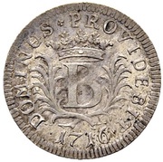 10 Kreutzers, Switzerland, 1716-1717 reverse image