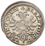 30 Kreutzers, Switzerland, 1657 reverse image