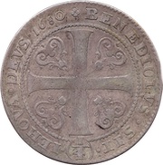 ¼ Thaler, Switzerland, 1680 reverse image
