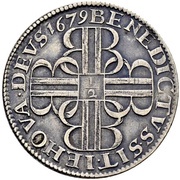 ½ Thaler, Switzerland, 1679 reverse image
