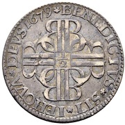 ½ Thaler, Switzerland, 1679-1680 reverse image