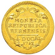 ½ Ducat, Switzerland, 1717 reverse image