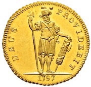 ½ Duplone, Switzerland, 1797 reverse image