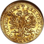 Ducat, Switzerland, 1658 reverse image
