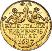 Ducat, Switzerland, 1697 reverse image