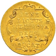 Ducat, Switzerland, 1725 reverse image