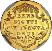 Ducat, Switzerland, 1741 reverse image