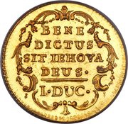 Ducat, Switzerland, 1772 reverse image