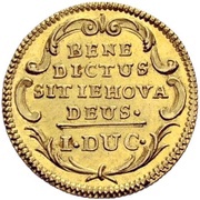 Ducat, Switzerland, 1788 reverse image