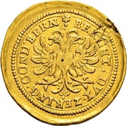 2 Ducats, Switzerland, 1658 reverse image