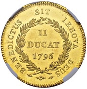 2 Ducats, Switzerland, 1796 reverse image