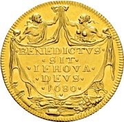 3 Ducats, Switzerland, 1680-1697 reverse image